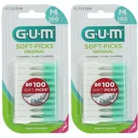 GUM® Soft-Picks® 632 Original Medium Bâtonnet(S) 2x100 pc(s)