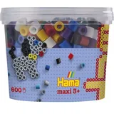Jbm Hama 8570 Bügelperlen Maxi 600 Stück Volltonmix