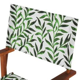 Beliani Ersatzstoff für Gartenstühle 2er Set CINE Weiß