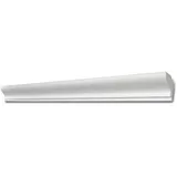 Decosa Deckenleiste G37 Kathleen - Dekorative Lichtleiste in Weiß für indirekte Beleuchtung von Wand und Decke - 10 Leisten à 2 m Länge= 20 m - Zierleiste aus Styropor 33 x 41 mm