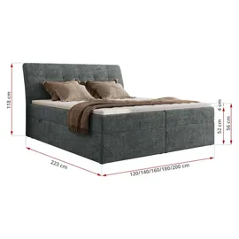 MKS Dagos 200 x 200 cm H3 Grau