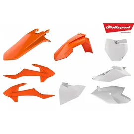 Polisport Kunststoff Kit Originalfarbe 2018 für KTM SX85 Kotflügel