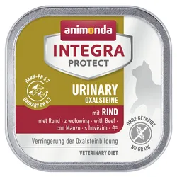 animonda Integra Harnsteine  Spezialfutter 16 x 100 Gramm Rind