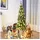 Costway Bleistift Weihnachtsbaum grün 200 cm
