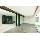 Terrassenplatte Feinsteinzeug Lava Copper 60 x 60 x 2 cm braun