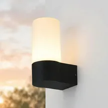Easylight Außenwandleuchte Aluminium 19,7 cm IP44 850 lm Farbwechsel Schwarz/Weiß