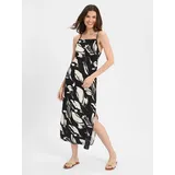 Someday Maxikleid Floral Schwarz 40