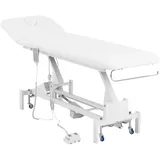Physa Massageliege elektrisch 1 Motor 100 W 207 x 68 x 53 92 cm 200 kg weiß - Elektrische Massageliegen physa