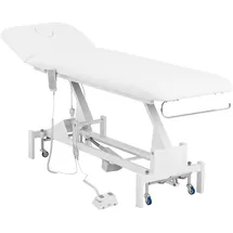 Physa Massageliege elektrisch 1 Motor 100 W 207 x 68 x 53 92 cm 200 kg weiß - Elektrische Massageliegen physa