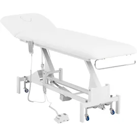 Physa Massageliege elektrisch 1 Motor 100 W 207 x 68 x 53 92 cm 200 kg weiß - Elektrische Massageliegen physa