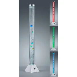 Trio Reality Leuchten LED-Wassersäule R5073-47, Kunststoff klar, titanfarbig, Farbwechsler, 5-er Set Deko-Fische