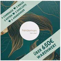 Heideman Adventskalender 2025 Frauen - Schmuck - Limited Edition - Weihnachtskalender mit 25 Schmuckstücken für Damen gold farbend