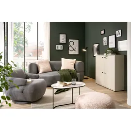 WELLTIME Hochkommode 98,1 x 101,9 x 33 cm Beige