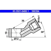 ATE Ringstutzen, Rohrleitung