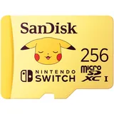 SanDisk Nintendo Switch R100/W90 microSDXC 256GB, UHS-I U3, Class 10 (SDSQXAO-256G-GN6ZK)
