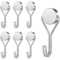 luxuskollektion Magnethaken Küche Kühlschrank Büro 6 Stück 20g Silber einzelhaken