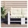 vidaXL Palettenkissen 3-tlg. 60 x 40 x 20 cm creme