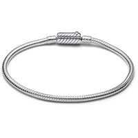 Pandora Moments Schlangen-Gliederarmband mit Magnetverschluss aus Sterling Silber, Kompatibel