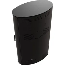 Kratki Kaminofen KRATKI AB/S/2/ROLLO Stahl Schwarz/Abdeckplatte Glas