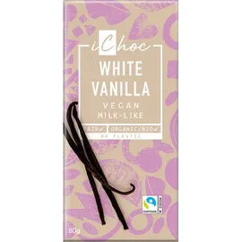 ichoc (czekolady na napoju ryżowym) White Vanilla Schokolade bio 100 g