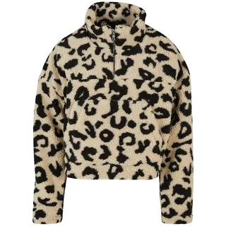 URBAN CLASSICS Aop Sherpa Halbzippullover Sand Leo L