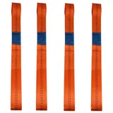Trutzholm 4 Gurtschlaufen Doppelschlaufe Spanngurt für Motorrad Motorradspanngurt orange