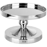 Fink Lamonte silbernes Dekotablett auf Fuß