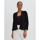 Someday Damen Sweatjacke | Moderne Sweatjacke UCORA in Rippenstruktur Black, 40