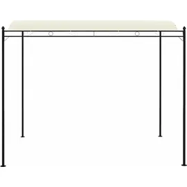 vidaXL Pavillon 1,62 x 3 m inkl. 4 Seitenteile Cremeweiß/Beige