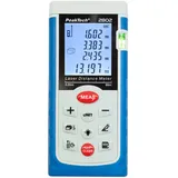 Peaktech Profi Laser- Entfernungsmessgerät 0,05M ... 80 M - mit Beleuchteter LCD-Anzeige und Wasserwaage, 1 Stück, P 2802