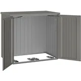 Biohort Mülltonnenbox Alex Duo 129 cm x 147 cm x 88 cm Quarzgrau-Metallic