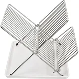 Sauvic Faltbarer Geschirrabtropfer One Size 34 x 40 x 3 cm Farbe Weiß