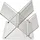Sauvic Faltbarer Geschirrabtropfer One Size 34 x 40 x 3 cm Farbe Weiß