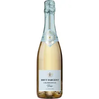 Brut Dargent Chardonnay Sekt Halbtrocken Alkoholfrei 0,75 l