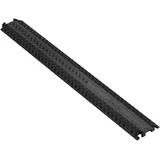 Vevor 1Brüstungskanal 100x13x2cm Kabelbrücke aus Tpr überfahrschutz Kabel Max.907kg pro Achse Tragfähigkeit Kabelkanal Brücke Ideal für