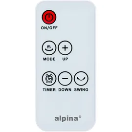Alpina Heizlüfter 1500 W Weiß