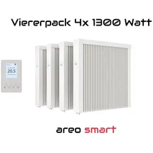 Evarmo Flächenspeicherheizung areo smart 4x 1300 Watt