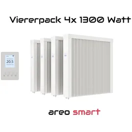 Evarmo Flächenspeicherheizung areo smart 4x 1300 Watt