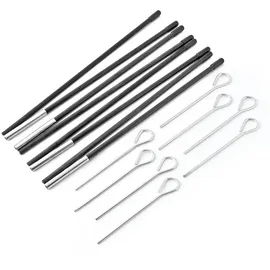 Relaxdays Pop-Up blau/weiß 2er Set (10016739)