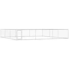 vidaXL Outdoor-Hundezwinger Verzinkter Stahl 6 x 6 x 1 m