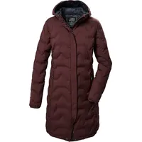 KILLTEC Damen Steppparka/Funktions Parka mit Kapuze KOW 9 WMN QLTD PRK, dunkelweinrot, 36,