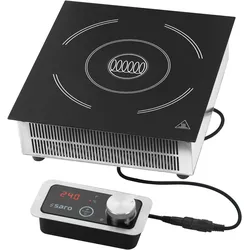 Saro Einbau-Induktionsplatte LOLA mit 9 Heizstufen und Touchscreen-Bedienung