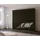 Rauch Modern by Quadra Spin Grau metallic/Glas basalt, Schwarz, 5-trg., inkl. 3 Kleiderstangen, 3 Einlegeböden, BxHxT 226x210x54 cm