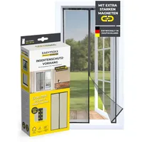 EasyMaxx Insect Protect Insektenschutzvorhang mit XXL-Magnetbändern | 100 x
