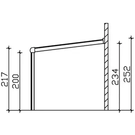 SKANHOLZ Modena 541 x 257 cm weiß