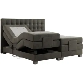 MKS Boxbett 180 x 200 cm H3 Dunkelgrau