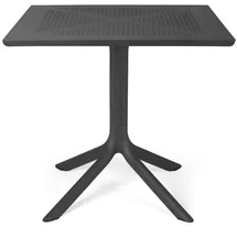 Nardi Clip 80 Gartentisch, 80 x 80 cm, anthrazit