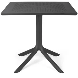 Nardi Clip 80 Gartentisch, 80 x 80 cm, anthrazit