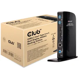 Club 3D CSV-1460 USB 3.0 Dual Display 4K60Hz Docking Station