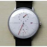 JUNGHANS max bill Herrenuhr Regulator Bauhaus mit Lederband